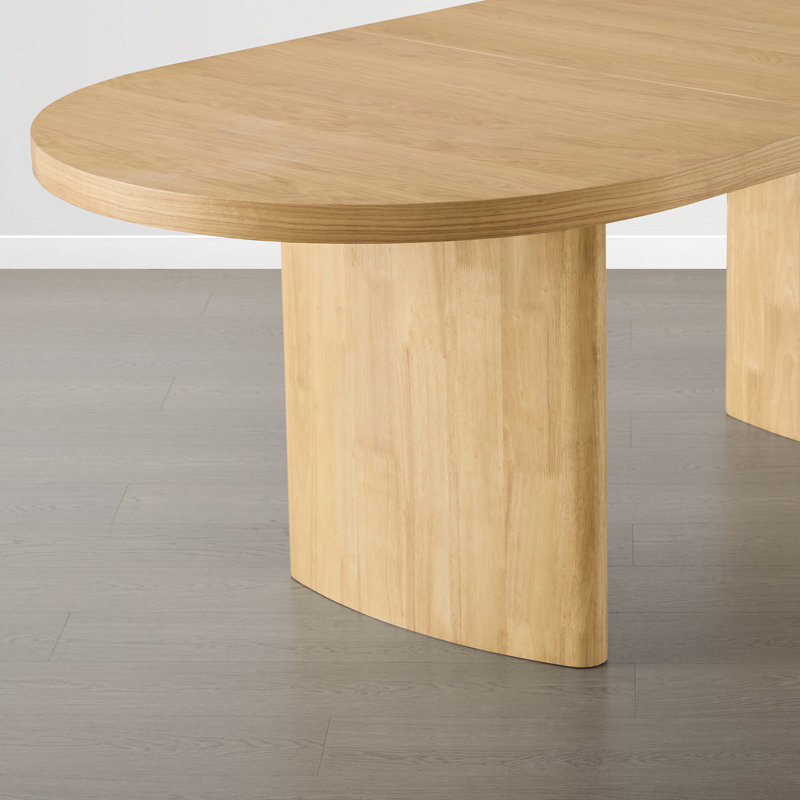 Table de salle à manger extensible de 71 à 87 po avec rallonge cachée papillon