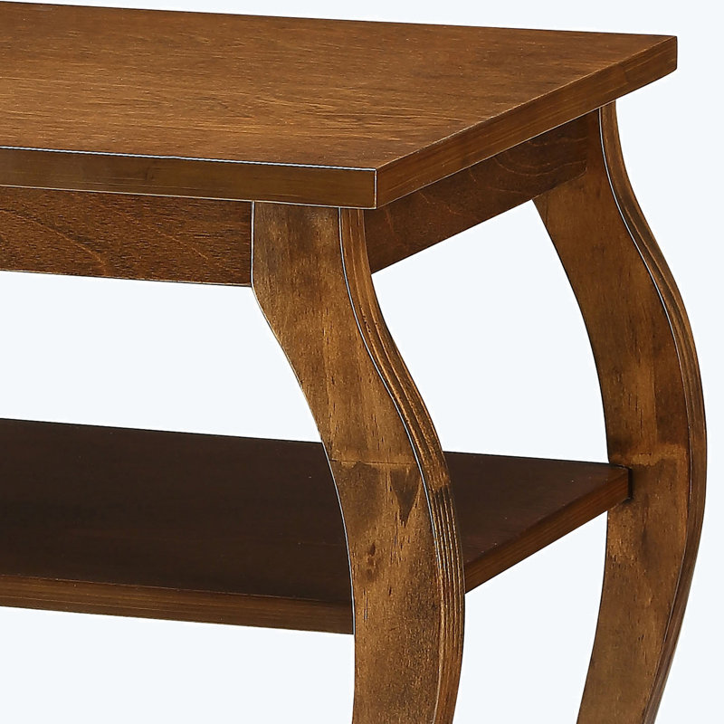 Table d'appoint ACME Becci, noyer, Noyer, 23" H x 18" W x 18" D