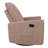 Bejtulla Upholstered Swivel Rocker Manual Glider Recliner-2117465487