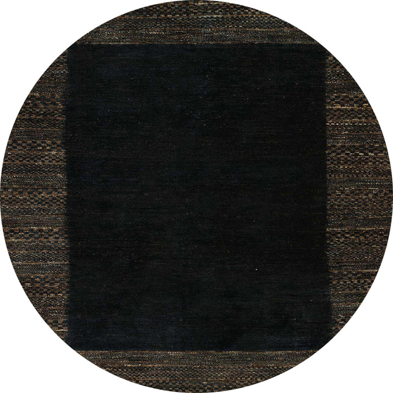 Abstract Indoor Rug, Round 7'