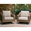 Fauteuil pivotant avec coussin Anikyn