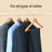 Nimsy Non-Slip Standard Hanger for Dress/Shirt/Sweater and Suit/Coat