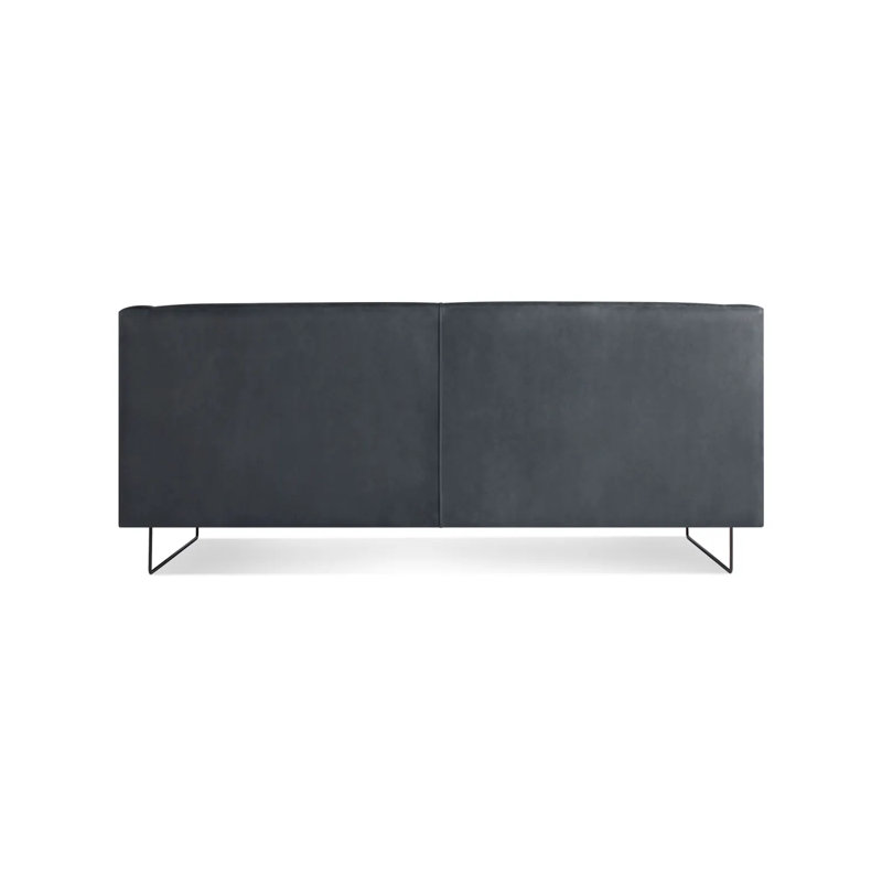 Bonnie Sofa, 29" H x 72" W x 33" D, Ink Genuine Leather