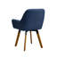 Chaises de salle à manger pivotantes en lin l 22,83 po Rayshawn-44368899