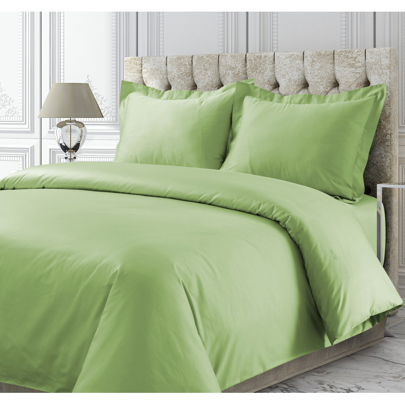 Cotton Sateen Duvet Cover, Queen, Taupe