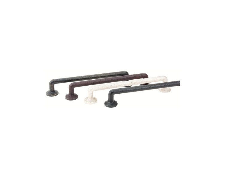 Poignée d'armoire 6 po Emtek Sandcast, Bronze plat noir, 6"