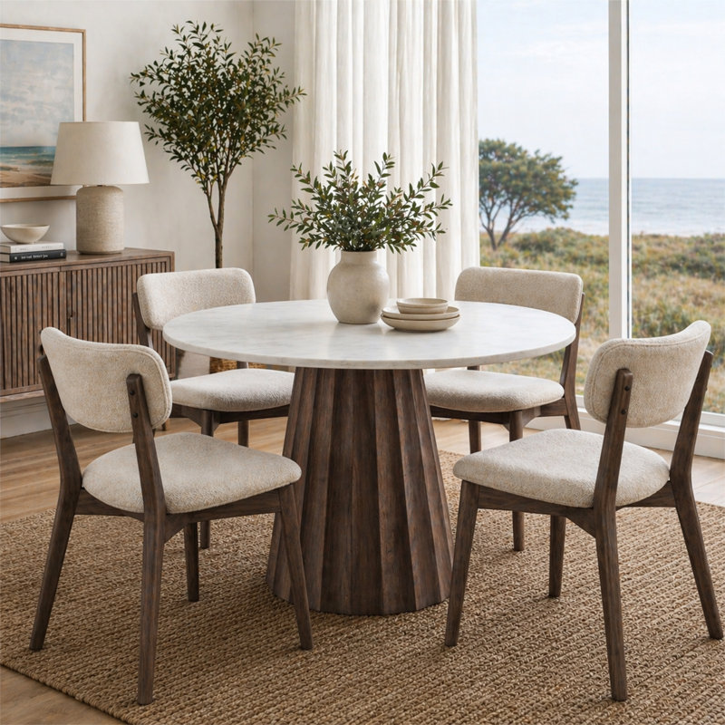 Floraville 42" Dining Table, Brown