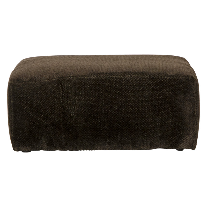 Upholstered Ottoman, Brown