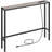 Narrow Console Table With Charging Station - Slim Sofa Table For Small Spaces, Built-In Power Outlets, Sturdy Engineered Wood & Metal Frame, Multi-Functional Entryway Table For Living Room, Hallway, Office-919721741