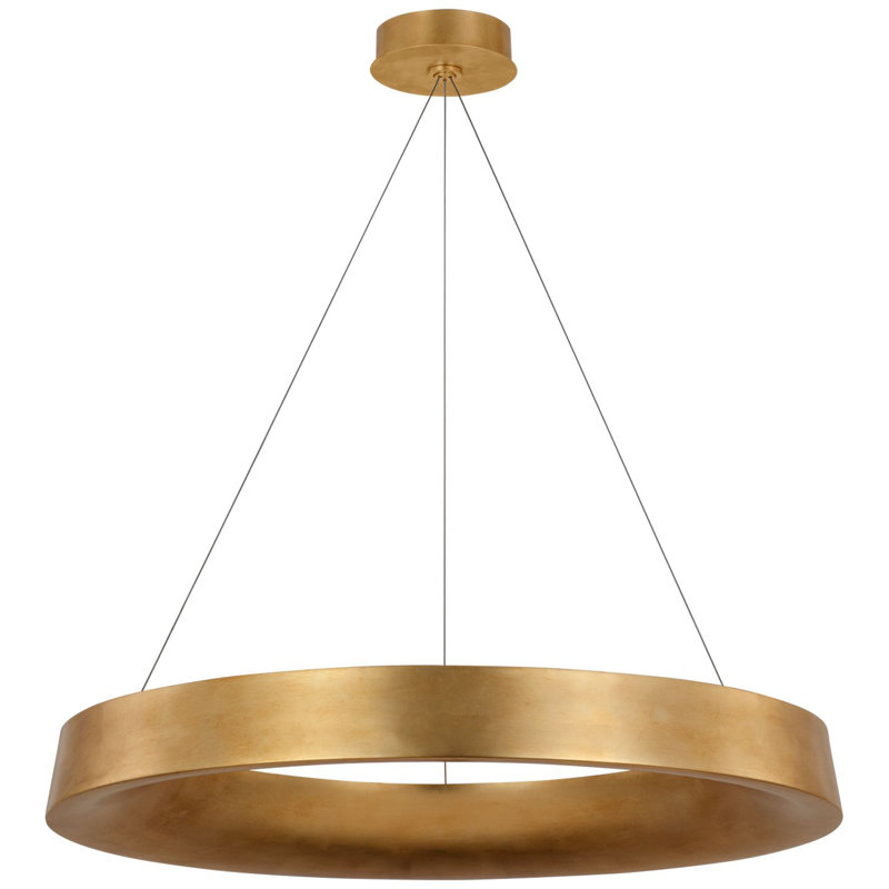Neptune 6 - Light LED Chandelier, Gild, Gold