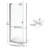 Armon 28" x 66" Pivot Framed Shower Door-14170873-17243221
