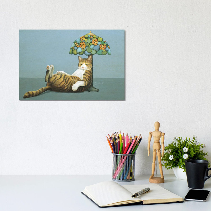 Amos by Lowell Herrero - Wrapped Canvas Painting, 20.32 cm H x 30.48 cm W
