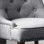 Chaise capitonnée capitonnée grise -665984342-580247409
