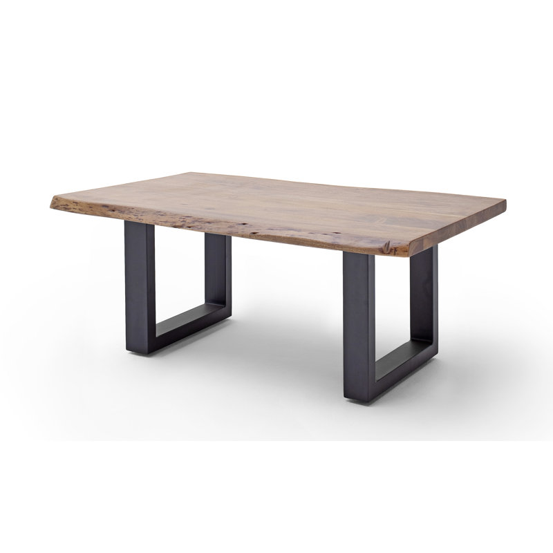 Edmunds coffee table, Walnut, Aluminium