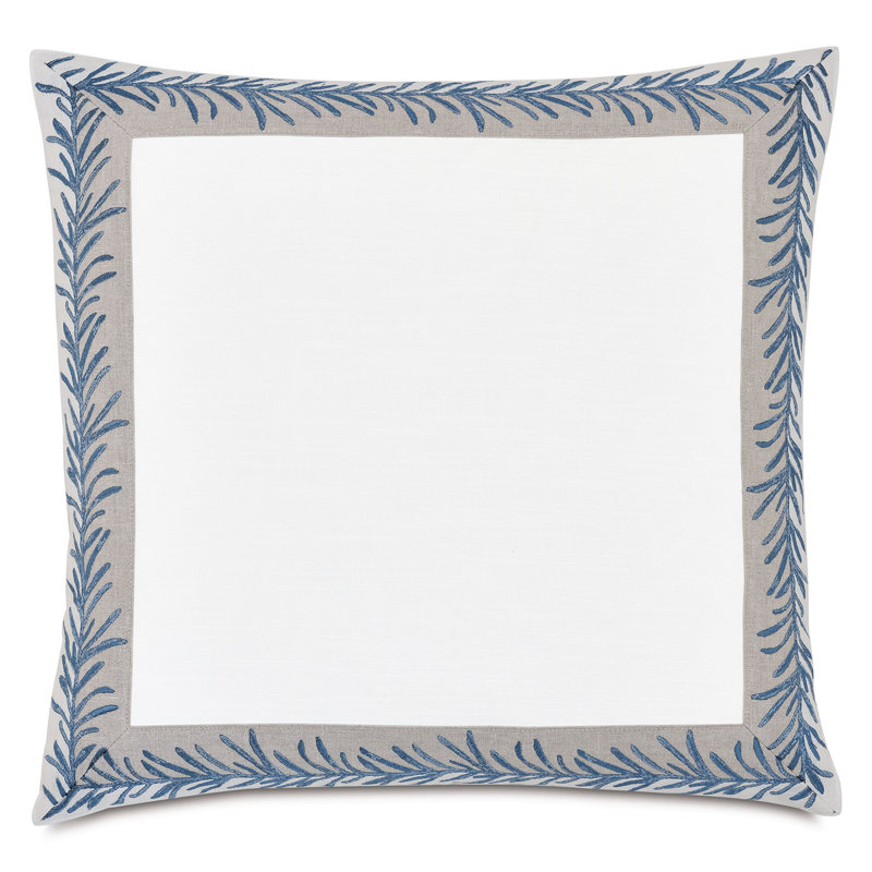 Housse de coussin carré en coton Vizcaya