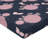 Ambesonne Springtime Fitted Sheet Hydrangea Bloom Leafy Pale Pink and Dark Indigo-106698255