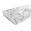 60 po Cambridge X P 22 po D Meuble-lavabo double en grain fin avec 2 po Calacatta Poanazzo Quartz