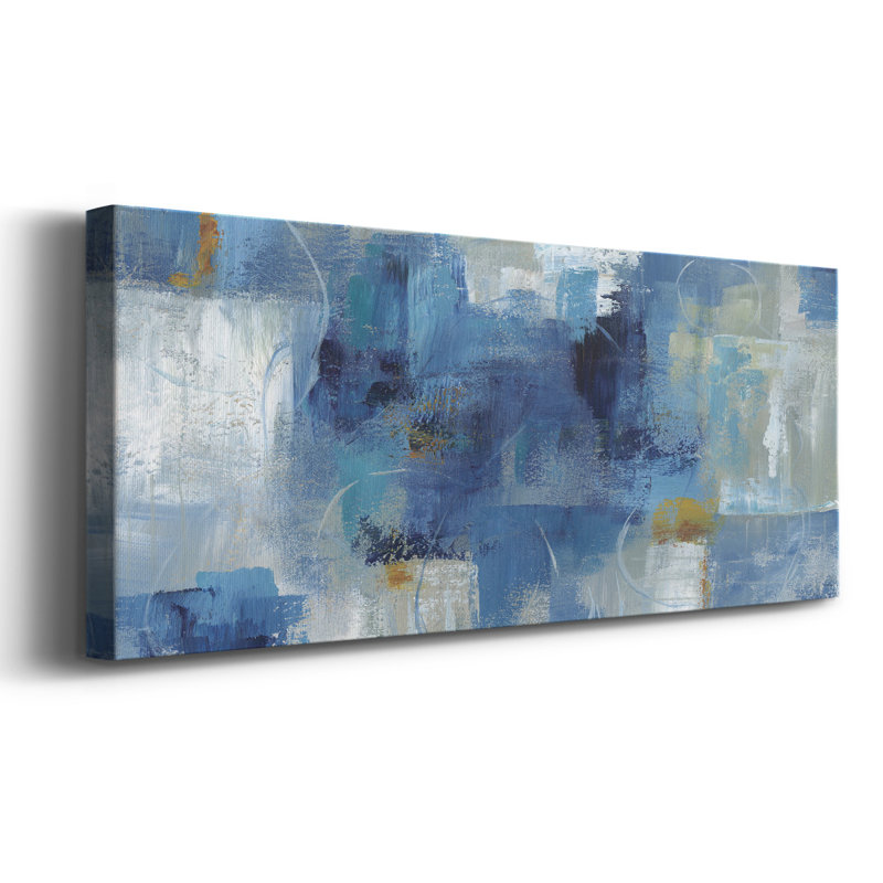 Matin bleu, H 20 po x l 50 po x P 1,5 po