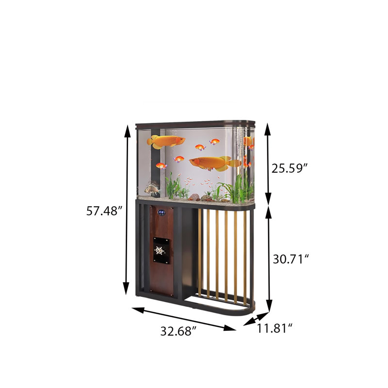 Réservoir de poisson filtré en acrylique