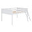 Wood Low Loft Bed With Ladder, Ladder Can Be Placed On The Left Or Right-21878026
