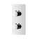Dax Round Handles And Plate Kit - Chrome Finish For Model Dax-1054