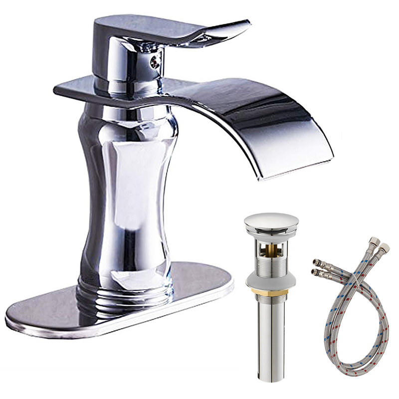 DFI Single-handle Bathroom Faucet, Yes, Chrome