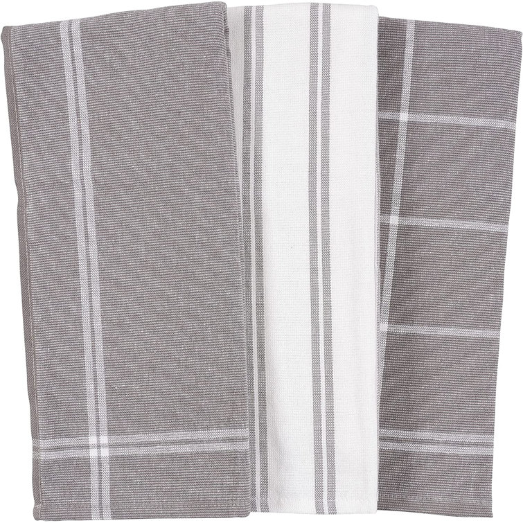  KAF Home White Kitchen Towels, 10 Pack, 100% Cotton