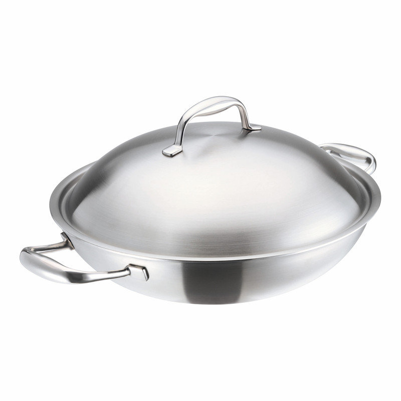 34 cm Wok Rikon mit Deckel