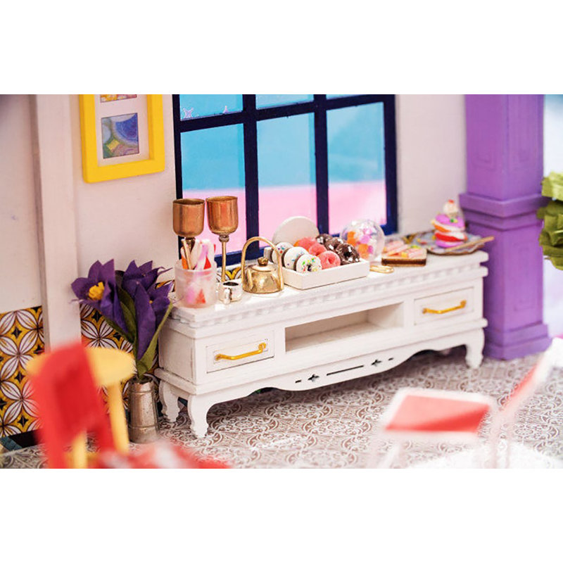 Bricolage 3D Mini House: casse-tête miniature de fête