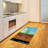 Science High Density Long Fiber Poly Threads Decorative Area Rug Carpet-42029248