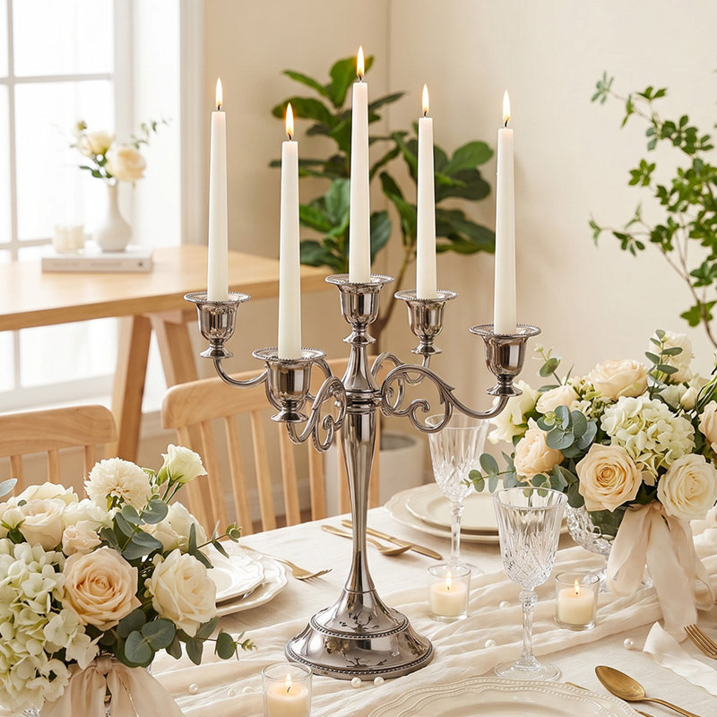 Iron Candelabra, Black