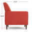Canapé inclinable en tissu Mid-Century-1567147488
