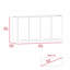 Armoire murale 120, quatre portes, deux armoires, deux tablettes-289769186