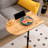 Ceilia C-shaped Oval End Tables with Slots