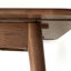Table de salle à manger extensible en chêne massif de 47 à 63 po Fjord