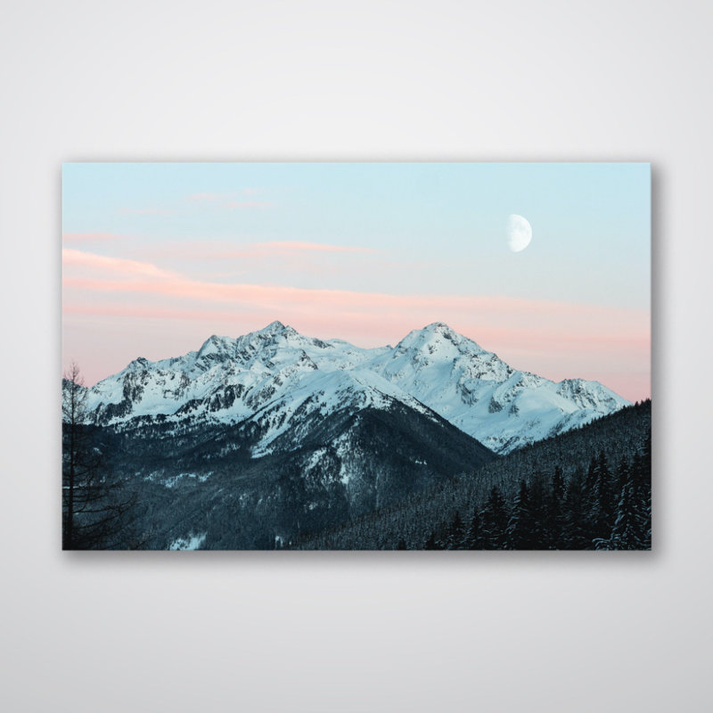 Rocky Mountain Winter - Photographie sur toile tendue, H 24 po x l 32 po x P 0,12 po