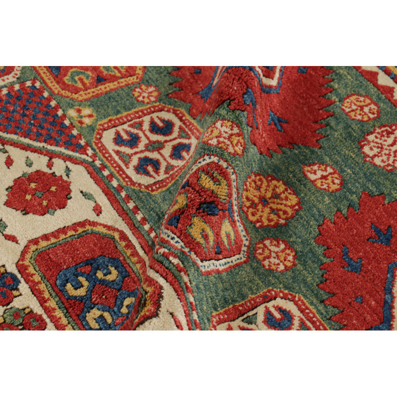 One-of-a-Kind 3'9”x6'11” Hand Knotted Area Rug