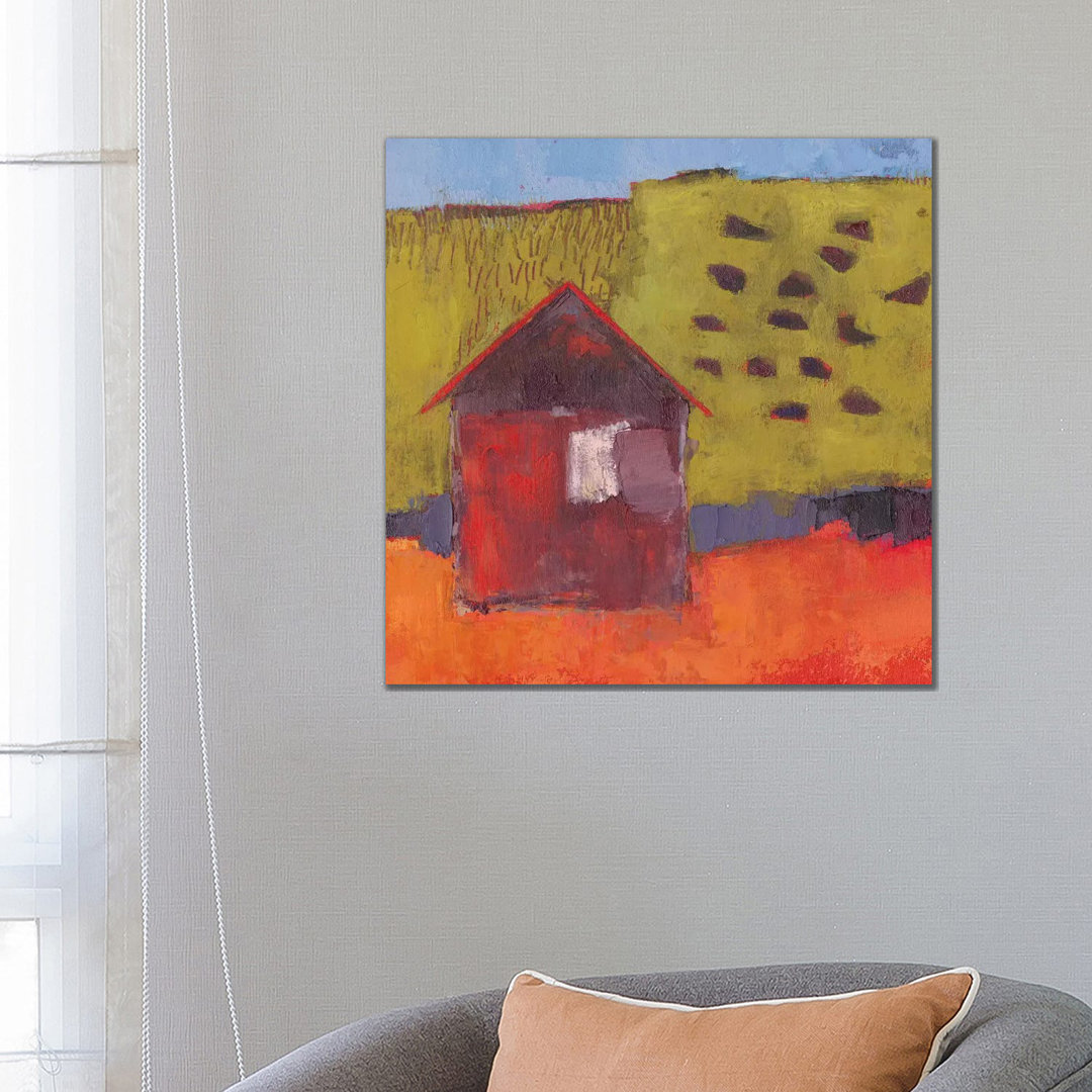 Oosburg Barn von Sue Jachimiec - Galerie-umwickelte Leinwand Giclée auf Leinwand