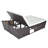 197cm Long Reclining Double Chaise with Cushions and Table