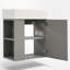 Ensemble de meuble-lavabo simple 21,6 po avec dessus en céramique Lorimar-2088653087-2083493546
