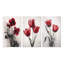 «Red Violets Dreamer», 3 pièces sur toile-1613007724-1613007721