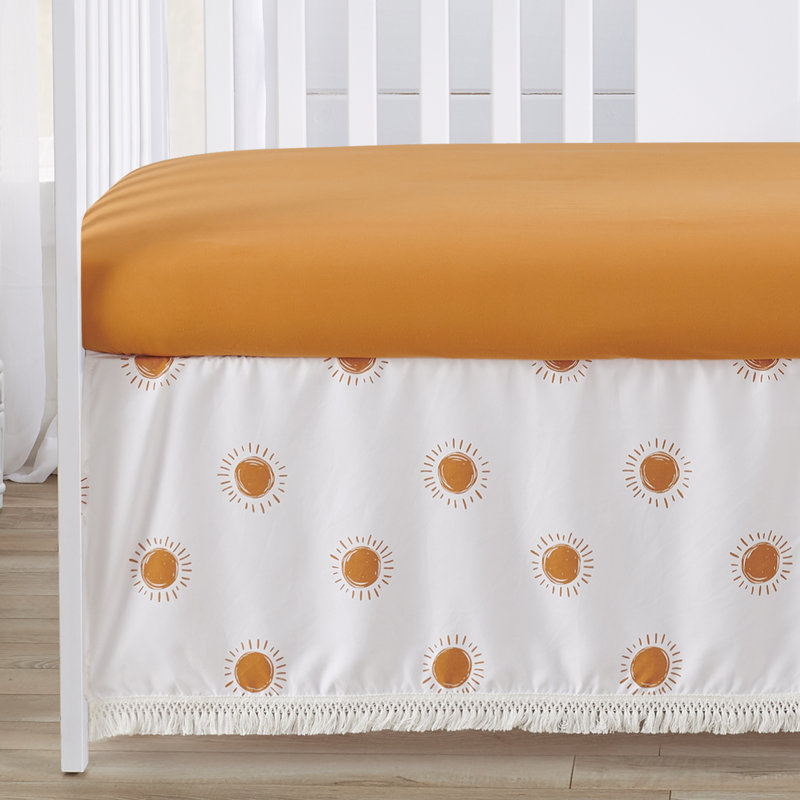 Boho Sun 4 Piece Crib Bedding Set