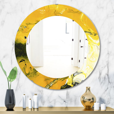 Miroir d'appoint mural marbré 2