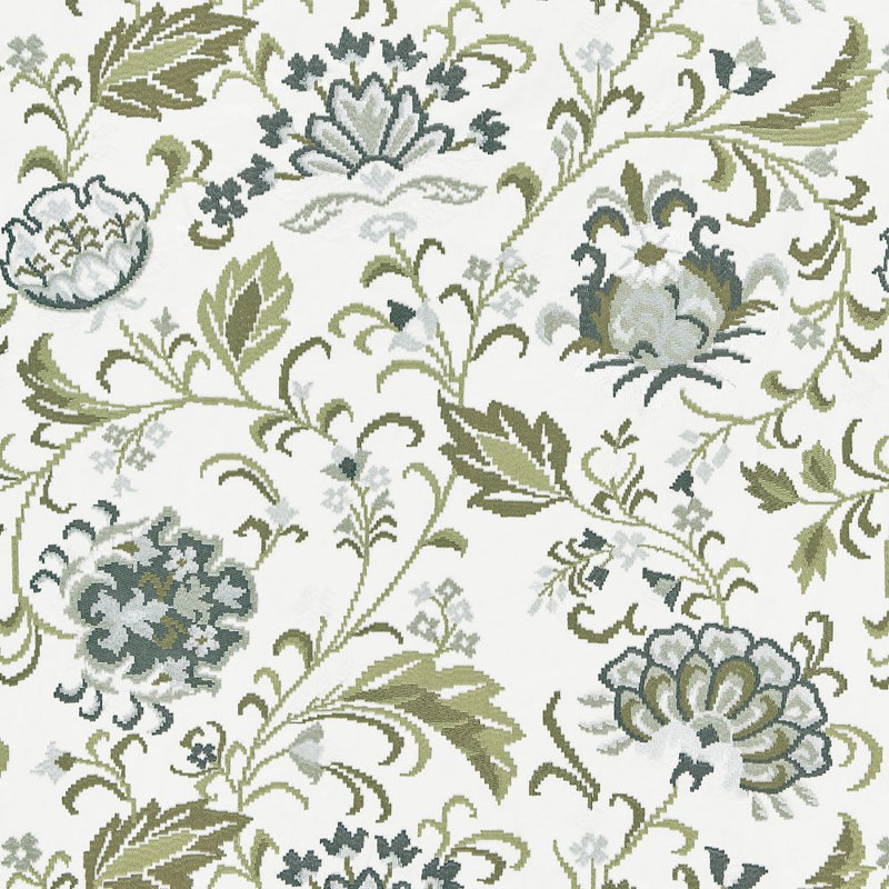 La Boheme Delphine Embroidery Fabric, Ash