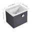 Meuble-lavabo 24 po avec lavabo, pour petite salle de bain, meuble-lavabo avec porte à fermeture en douceur-106459511