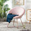 Upholstered Barrel Chair-778563190