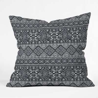 Heather Dutton Grand Bazaar Slate Throw Pillow