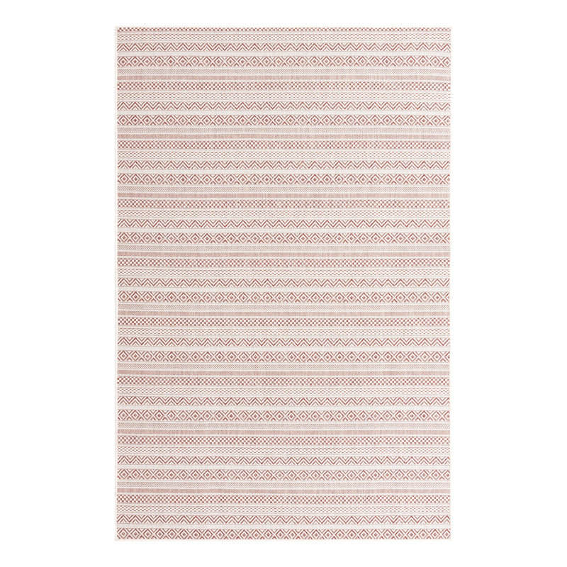 Tapis d'extérieur scintillant couleur brique, Rectangle 5 pi 3 po x 7 pi 10 po