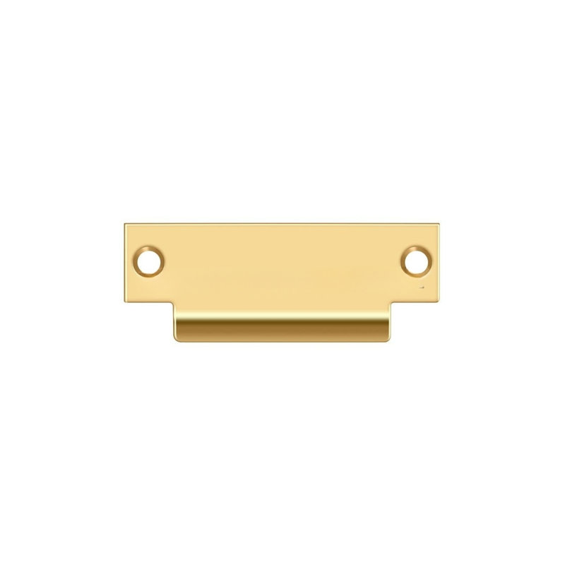 Deltana SPBDB478U26D ANSI Blank T- Strike, 4-7/8" x 1-1/4", Without Hole in Brushed Chrome, PVD Polished Brass