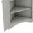 Freestanding Triangular Bathroom Storage Cabinet With Adjustable Shelves-293068332